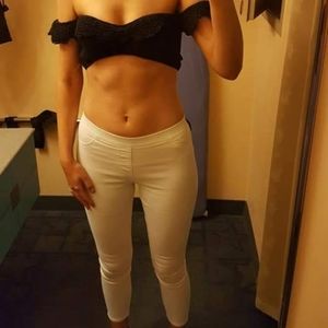 Crop Top and White Jeans